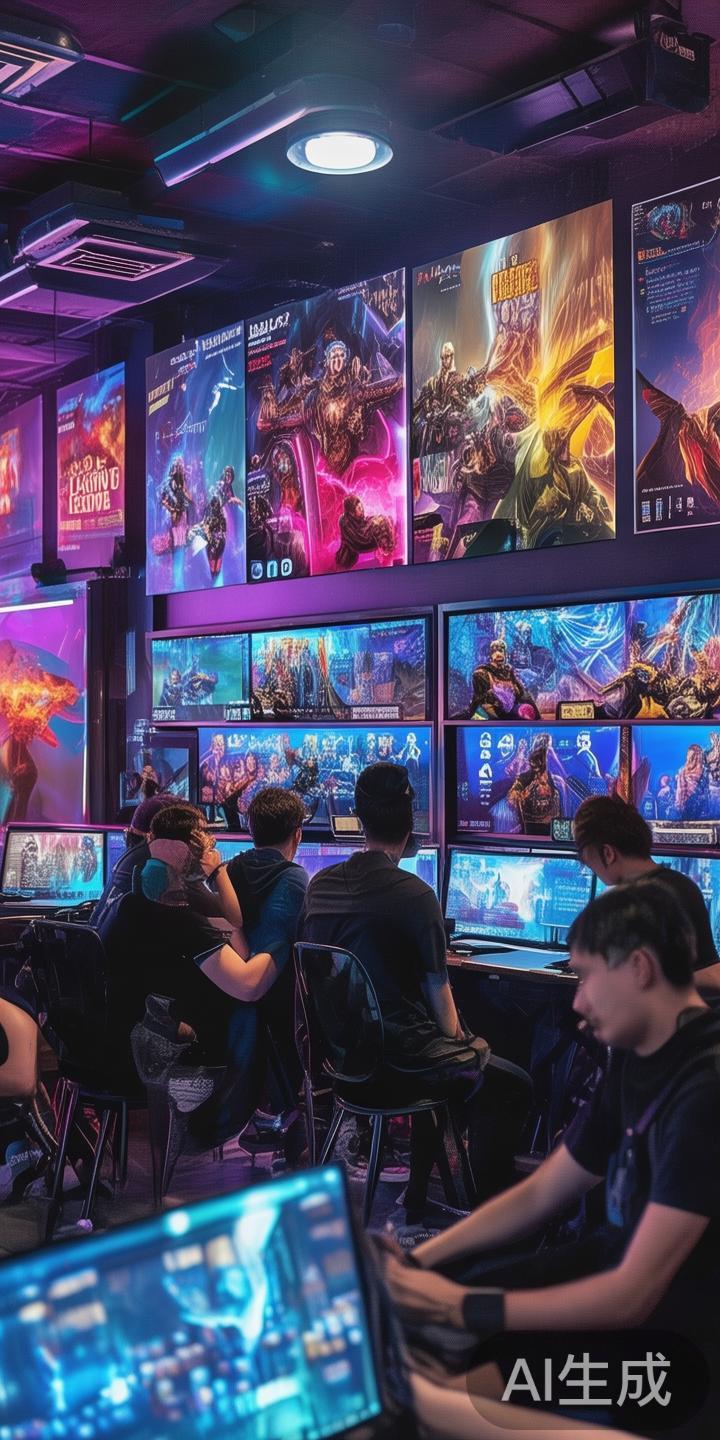 电竞吧
随着电子竞技的兴起，电竞吧成为年轻体育迷